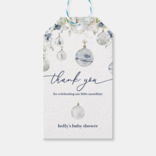 Étiquettes-cadeau Winter Wonderland Baby shower Favoriser Tags