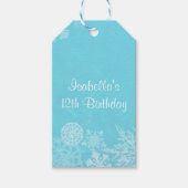 Étiquettes-cadeau Winter Wonderland Snowflake Froid Anniversaire (Devant)