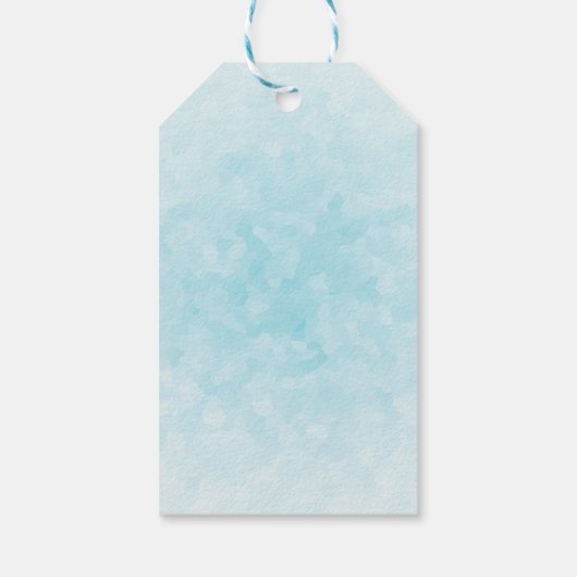 Étiquettes-cadeau Wolf aquarelle avec un style boho Wreath Anniversa (Dos)