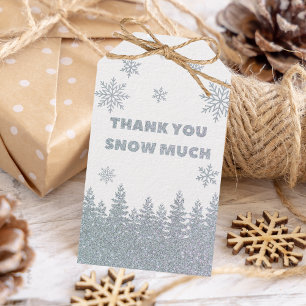 Étiquettes-cadeau Wonderland Woodland Parties scintillant Baby showe