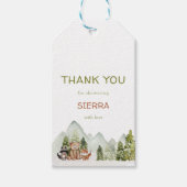 Étiquettes-cadeau Woodland Nature Adventure Baby shower Favoriser le (Devant)