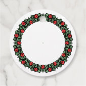 Étiquettes Cadeau Wreath (Dos)