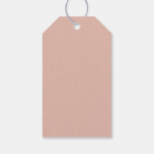 Étiquettes-cadeau WYNONA Blush Pink Boho Rodeo Cowgirl Thème (Dos)