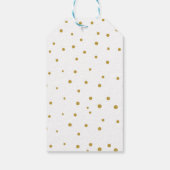 Étiquettes-cadeau XOXO | Balise cadeau Gold Modern Calligraphy (Dos)