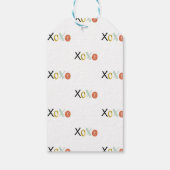 Étiquettes-cadeau "XOXO" Joyeuse Saint-Valentin (Dos)