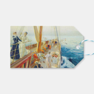 Étiquettes-cadeau Yachting in the Mediterranean (par J.L. Stewart)