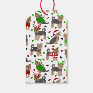 Étiquettes-cadeau Yorkie Christmas Yorkshire Terrier Chien Tags cade