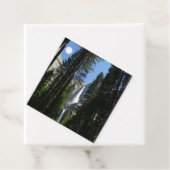 Étiquettes Cadeau Yosemite Falls et Woods Paysage Photographie (En situation)