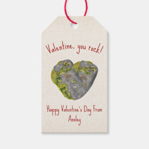 Étiquettes-cadeau You Rock Heart Kids Classroom Valentine