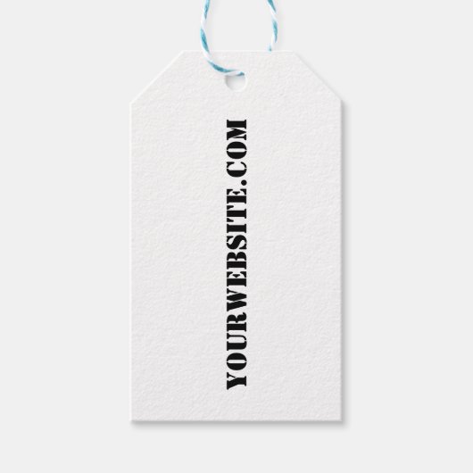 Étiquettes-cadeau YourWebSite.com (Devant)