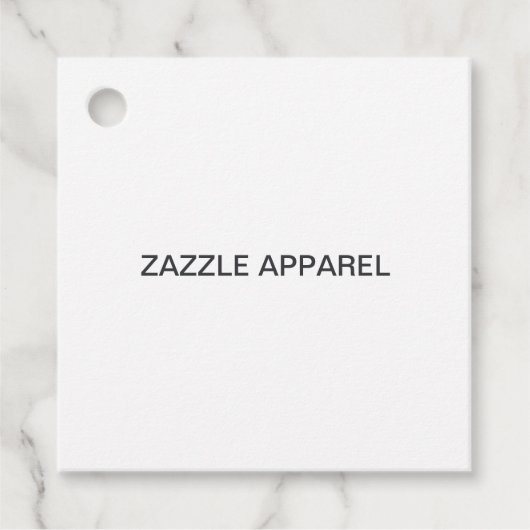 Étiquettes Cadeau Zazzle Apparel Variété Balise Brouillon (Devant)