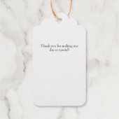 Étiquettes Cadeaux 50e anniversaire du Mariage Or (Verso)