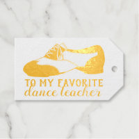 À mon professeur de danse préféré Oxford Tap Shoe