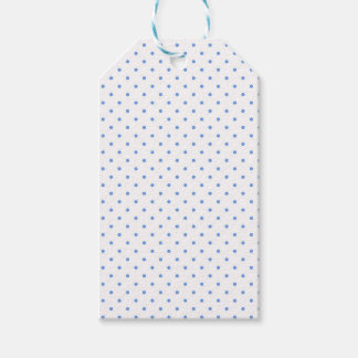 Étiquettes Cadeaux à Motif Points Bleus