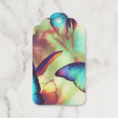 Étiquettes Cadeaux Anniversaire du papillon (Verso)