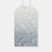 Étiquettes cadeaux argent et gris (Dos)