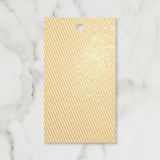 Étiquettes Cadeaux Arrière - plan bleu cyan solide | Style minimalist (Recto)