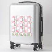 Étiquettes Cadeaux Autocollantes pour l'Arbre de N (Sur valise)