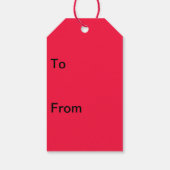 étiquettes cadeaux aux lèvres d'amour (Dos)