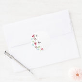 Étiquettes cadeaux avec des flocons de neige en co (Enveloppe)