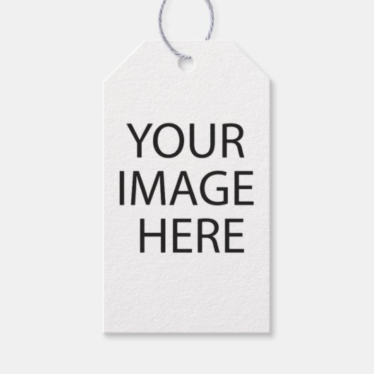 Étiquettes Cadeaux avec Votre Propre Image ou Text (Devant)