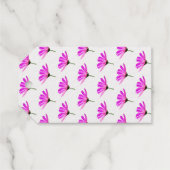 Étiquettes Cadeaux Baise rose (Verso (horizontal))