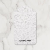 Étiquettes Cadeaux Balise Cadeau Cat Créu (Verso)