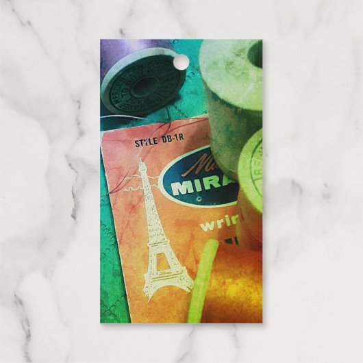 Étiquettes Cadeaux Balise cadeau de l'huile d'olive (Verso)