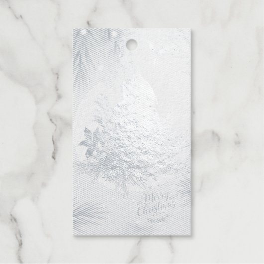 Étiquettes Cadeaux Balise Cadeau Foil, Balises Cadeau Rectangle Foil, (Recto)