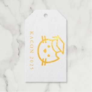 Étiquettes Cadeaux Balise cadeau KA CON Foil