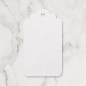 Étiquettes Cadeaux Balise de préférence Boho Gold Foil (Verso)