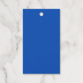 Étiquettes Cadeaux Balise de préférence mariage Floral Foil (Verso)