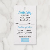 Étiquettes Cadeaux Balise de réception du certificat de réception de  (Verso)