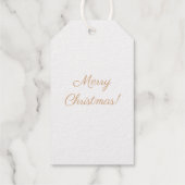 Étiquettes Cadeaux Balises cadeaux Gold Christmas Tree Foil (Verso)