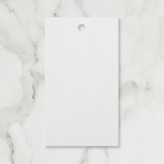 Étiquettes Cadeaux Balises cadeaux personnalisées Rectangle blanc (Recto)