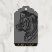 Étiquettes Cadeaux Balises Foil Foil de graduation personnalisée (Verso)