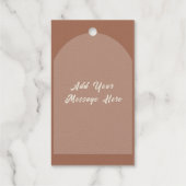 Étiquettes Cadeaux Balises Gold Foil (Verso)