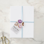 Étiquettes Cadeaux Bébé Donut Sprinkle (Avec de laficelle)