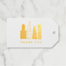 Carte de remerciements Skyline de Chicago