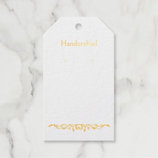 Étiquettes Cadeaux Cartes d'affichage à oreilles à la pression (Recto)