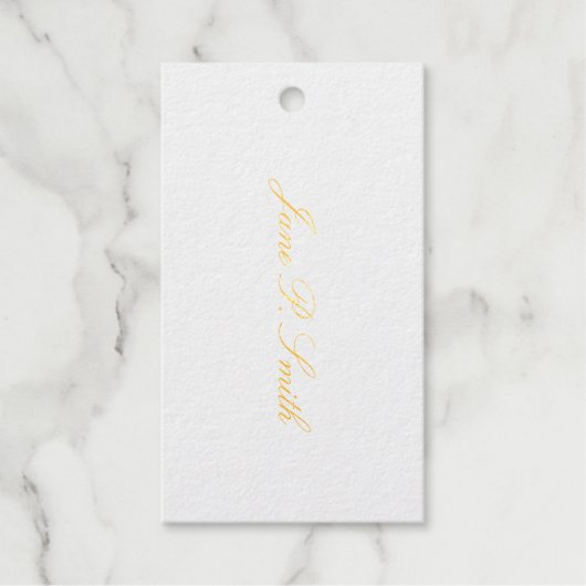 Étiquettes Cadeaux Cartes d'appel victoriennes (Recto)