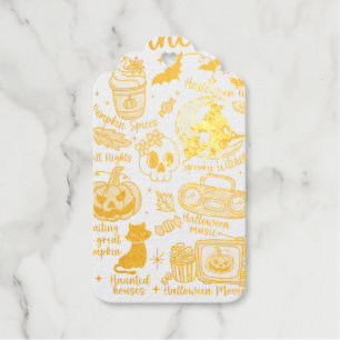 Étiquettes Cadeaux 'C'est la saison Halloween Doodles