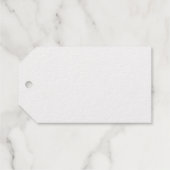 Étiquettes Cadeaux Chic Classique Penser De Vous Coeur (Verso (horizontal))