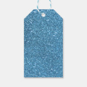 Étiquettes Cadeaux Chien Ballon Bleu (Dos)