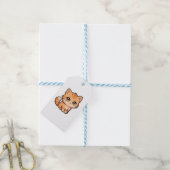 Étiquettes Cadeaux Classiques de Chatons Tabby Ora (Avec de laficelle)