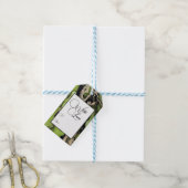 Étiquettes Cadeaux Classiques Vertes de Fêtes avec (Avec de laficelle)