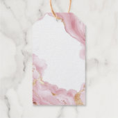 Étiquettes Cadeaux Code QR et texte personnalisé (Verso)