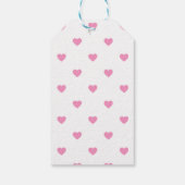 Étiquettes cadeaux Coeurs, étiquette Saint-Valenti (Dos)