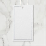 Étiquettes Cadeaux Conseil Mariage et souhaits argent<br><div class="desc">Ajoutez une touche personnelle à votre mariage avec un conseil mariage et vous souhaitez une carte d'étiquette en papier argenté. Cette carte de conseil comporte une véritable bordure en feuille d'argent sur un arrière - plan blanc. Parfait pour mariage, baby shower, fête d'anniversaire, douche nuptiale, fête de bachelorette et toutes...</div>
