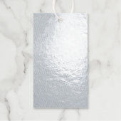 Étiquettes Cadeaux Créez votre propre modèle personnalisable bleu gri (Recto)
